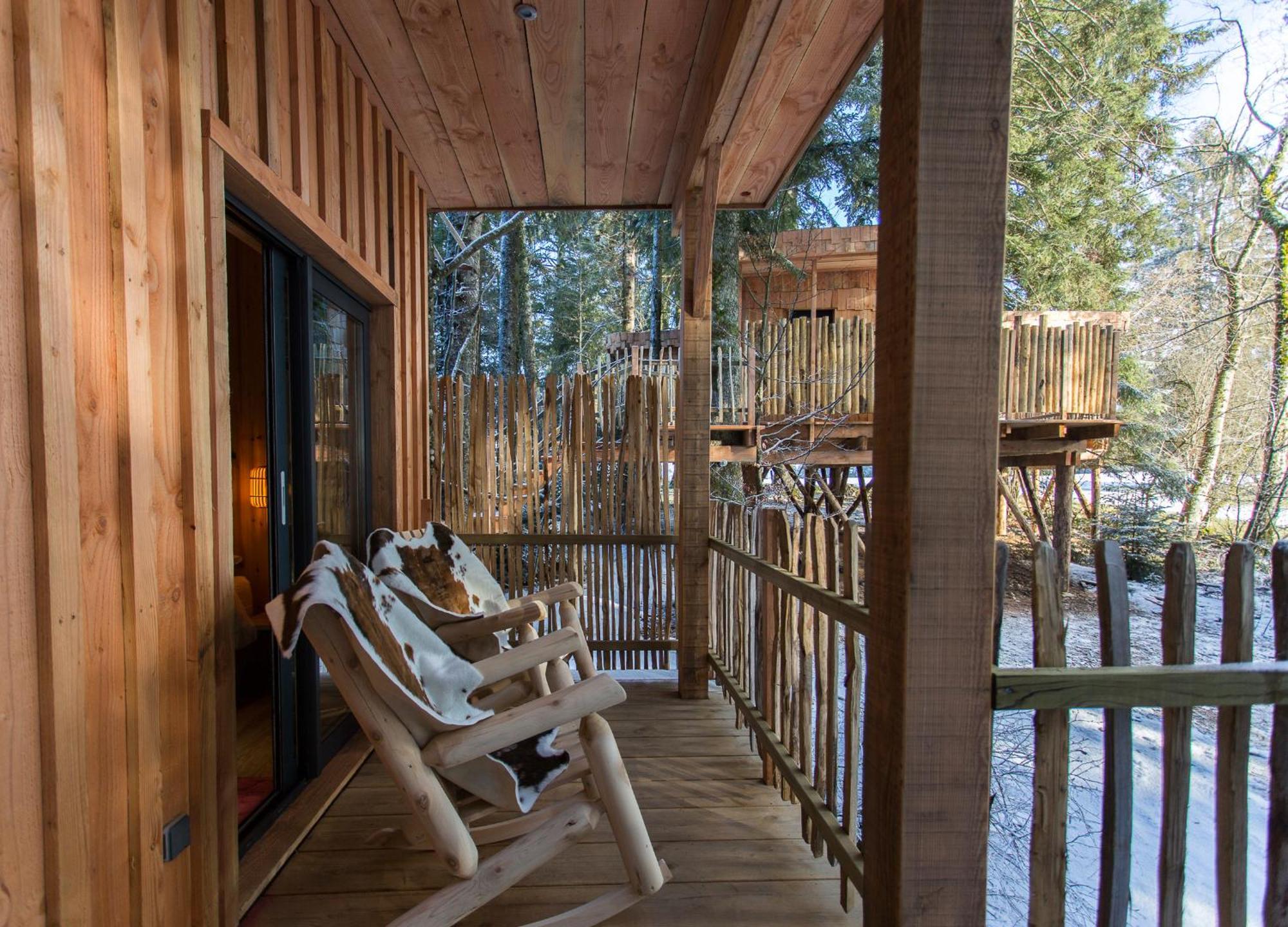 Domaine De L'Authentique Cabanes Dans Les Arbres Fournet-Blancheroche Номер фото